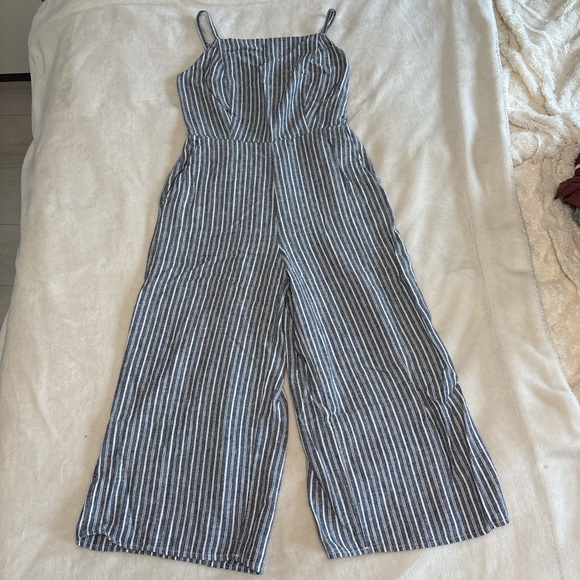 Striped jumpsuit - Picture 1 of 6